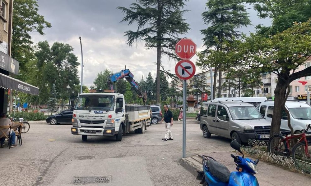 Yenişehir de bazı cadde ve sokaklarda düzenleme yapıldı.