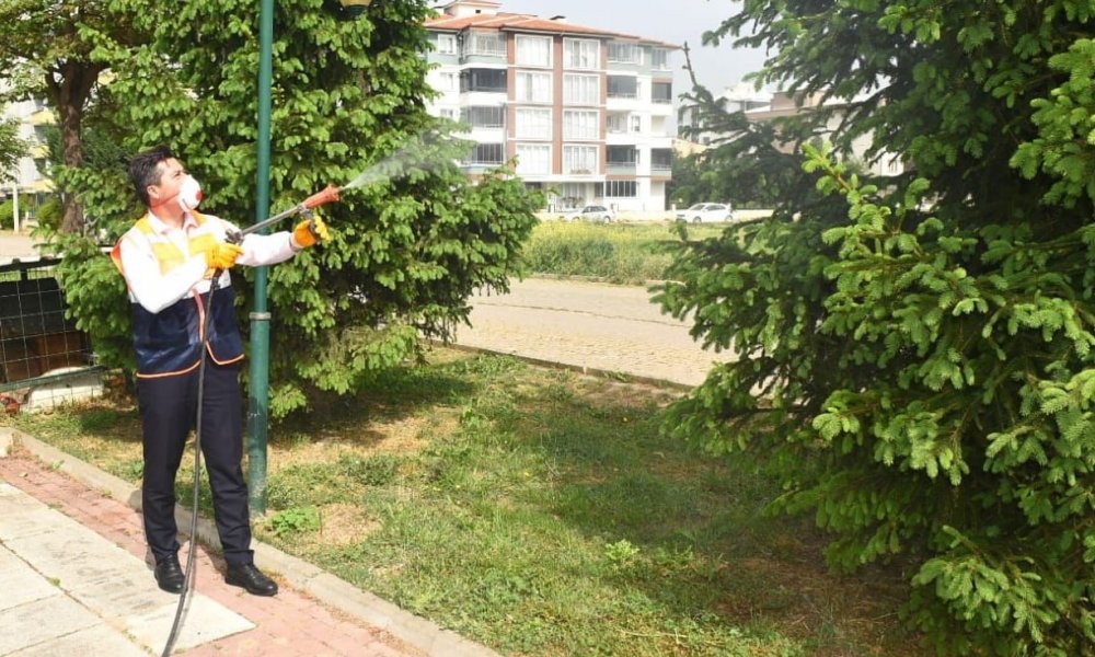 YENİŞEHİR'DE HAŞEREYE KARŞI ETKİLİ MÜCADELE